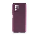 KNY Xiaomi Poco X3 Gt Kılıf Ultra İnce Mat Silikon Bordo