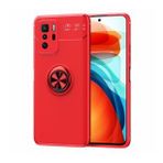 KNY Xiaomi Poco X3 GT Kılıf Yüzüklü Manyetik Ravel Silikon Kırmızı
