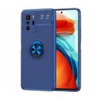 KNY Xiaomi Poco X3 GT Kılıf Yüzüklü Manyetik Ravel Silikon Lacivert