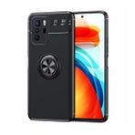 KNY Xiaomi Poco X3 GT Kılıf Yüzüklü Manyetik Ravel Silikon Siyah