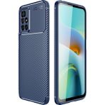 Kny Xiaomi Redmi 10 Kılıf Karbon Desenli Lux Negro Silikon - Lacivert