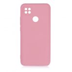 KNY Xiaomi Redmi 9C Kılıf Kamera Korumalı İçi Süet Mara Lansman Silikon Pembe