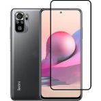 Kny Xiaomi Redmi Note 10 Icin Kavisli Tam Yapisan 5D Cam Ekran Koruyucu Siyah
