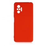 KNY Xiaomi Redmi Note 10 Pro Kılıf Kamera Korumalı İçi Süet Mara Lansman Silikon Kırmızı