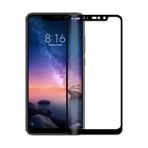 Kny Xiaomi Redmi Note 6 Pro Için Kenarı Kırılmaya Dayanıklı 5d Cam Ekran Koruyucu Siyah
