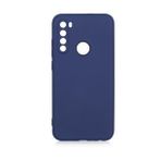 KNY Xiaomi Redmi Note 8 Kılıf Kamera Korumalı İçi Süet Mara Lansman Silikon Lacivert