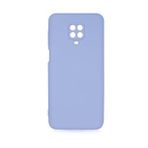 KNY Xiaomi Redmi Note 9 Pro Kılıf Kamera Korumalı İçi Süet Mara Lansman Silikon Mor