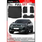 Ko Kaliteoto Citroen C5 Aircross Elektrikli 2026 ve Sonrası Alt Bagaj Havuzu+Araca Özel Havuzlu Paspas Yeni Kasa - Siyah