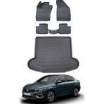 Ko Kaliteoto Fiat Egea Sedan 2024 Model Havuzlu Paspas ve Bagaj Havuzu Bagaj Paspası - Siyah