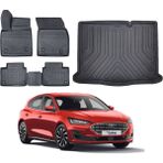 Ko Kaliteoto Ford Focus 5 Hatchback 2025 Model Stepneli Bagaj Havuzu Paspas Takımı Maxi Eva Serisi - Siyah