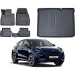 Ko Kaliteoto Ford Puma 2022 Model Alt Bagaj Havuzu Paspas Takımı Maxi Eva Serisi - Siyah
