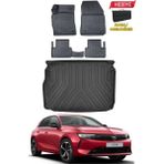 Ko Kaliteoto Opel Astra L 2023 Model Üst Havuzlu Paspas ve Bagaj Havuzu Bagaj Paspası - Siyah