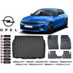 Ko Kaliteoto Opel Astra L 2024 Model Alt Bagaj Havuzu Araca Özel Siyah Ekstra Havuzlu Paspas Takımı