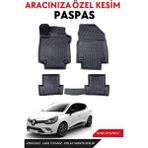 Ko Kaliteoto Renault Clio 4 2015 Model Araca Özel Havuzlu Paspas Takım - Siyah