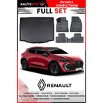 Ko Kaliteoto Renault Clio 6 4d Havuzlu Paspas ve 4d Bagaj Havuzu Seti 2026 ve Sonrası Full Set - Siyah