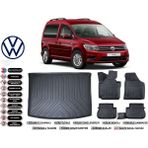 Ko Kaliteoto Volkswagen Caddy 2017 Model Bagaj Havuzu Araca Özel Siyah Ekstra Havuzlu Paspas Takımı