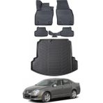 Ko Kaliteoto Volkswagen Jetta 2008 Model Havuzlu Paspas ve Bagaj Havuzu Bagaj Paspası - Siyah