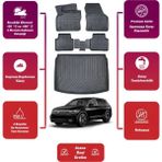 Ko Kaliteoto Volkswagen Tiguan 2022 Model Alt Bagaj Havuzu+4d Araca Özel Havuzlu Paspas Takımıı Maxii - Siyah