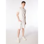 Ko Samui Bisiklet Yaka Baskılı Krem Erkek T-Shirt Kmtr S226 Road_craft&co Regular Fıt - XL