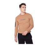Ko Samui Kapüşonlu Kahverengi Erkek Sweatshirt, Kahve, S