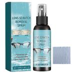 KOAHDE Cam Çizikleri Çıkarıcı, Gözlük Camı Onarım Spreyi, Gözlük Temizleme Spreyi, Lensler Gözlük Camları Çizikleri Giderme, Gözlük Temizleyici