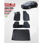 Koala Oto Tekstil Opel Astra K 3D Havuzlu Paspas Bagaj Havuzu 3D Ikili Set - Siyah