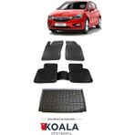Koala Oto Tekstil Opel Astra K Hatchback Havuzlu ve Paspas Bagaj Havuzu Set 2015 2021 - Siyah
