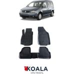 Koala Oto Tekstil Volkswagen Caddy (2004-2010) Koala 3D Havuzlu Paspas - Siyah