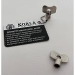Koala Store34 Kartlı Pürjör Anahtarı – Kalorifer Petek Radyatör Havlupan Hava Alma Anahtarı - 2 Adet