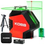 Kobb KBL88GTP 25 m Profesyonel Yatay 360° ve Dikey Otomatik Hizalamalı Nokta Şakül ve Yeşil Çapraz Çizgi Lazer Distomat + Tripod