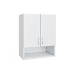 KOBİÇ 2 Kapaklı Çok Amaçlı Tek Raflı Banyo Ve Mutfak Dolabı 50x30x70 Cm