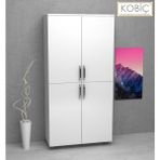 Kobiç Dosya Dolabı Tam Kapak 80 x 35 x 150 cm - Beyaz