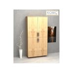 Kobiç Dosya Dolabı Tam Kapak 80x35x150 Cm Meşe