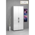 Kobiç Dosya Dolabı Tam Kapak 80x35x185 Cm Beyaz