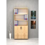 Kobiç Dosya Dolabı Yarım Kapak 70 x 35 x 185 cm (MEŞE) - Açık Meşe
