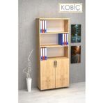 KOBİÇ DOSYA DOLABI YARIM KAPAK 70X35X185 CM (MEŞE)