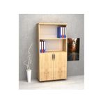 Kobiç Dosya Dolabı Yarım Kapak 80x35x150 Cm Meşe