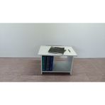 KOBİÇ RAFLI OFİS SEHPASI 60X45X45 CM (BEYAZ)