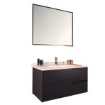 Kobos Eylül 100 Cm Banyo Dolabı Seti Argento