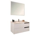 Kobos Eylül 100 Cm Banyo Dolabı Seti Bianco Beyaz