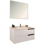 Kobos Eylül 100 cm Banyo Dolabı Seti Bianco - yok - Beyaz