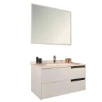 Kobos Eylül 100 Cm Banyo Dolabı Seti Bianco