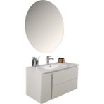 Kobos Future 100 cm Banyo Dolabı Seti Bianco - yok - Beyaz