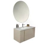 Kobos Future 100 Cm Banyo Dolabı Seti Vanilla Grey