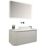 Kobos Gloria 100 cm Banyo Dolabı Seti Bianco - yok - Beyaz