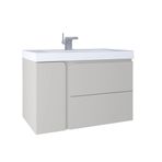 Kobos KB100027 Future 80 cm Vanilla Lavabo Dolabı