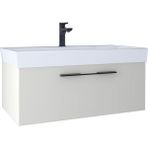 Kobos KB710031 Glow 80 cm Light Grey Lavabo Dolabı