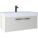 Kobos KB710034 Glow 100 cm Light Grey Lavabo Dolabı