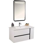 Kobos Linear 100 cm Banyo Dolabı Seti Bianco - yok - Beyaz