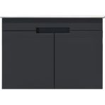 Kobos Meta KB.110009 Mat Antrasit 91 cm Lavabo Dolabı